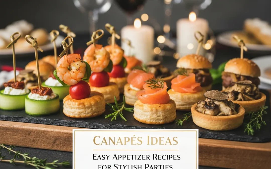 Hand-crafted canapé platter